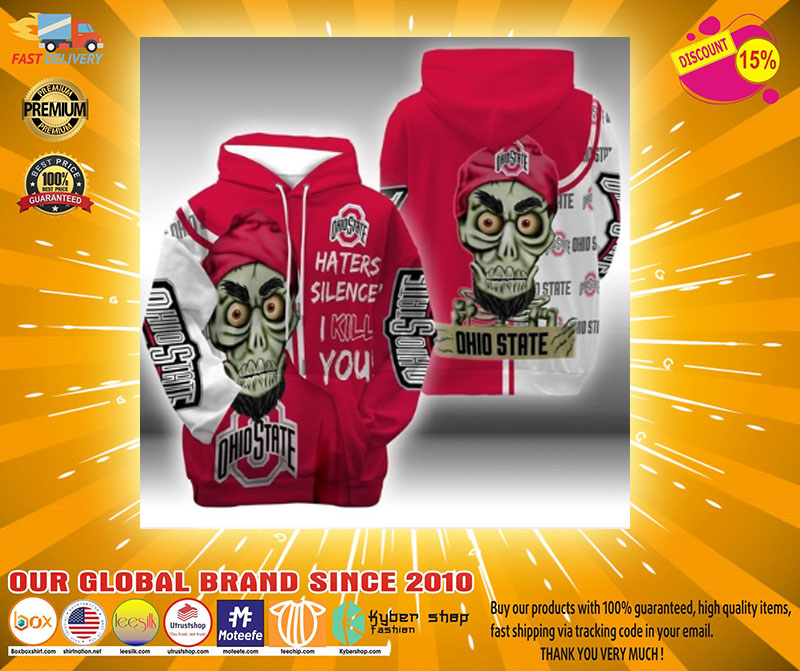 Achmed Ohio State Buckeyes 3d hoodie 4 Achmed Ohio State Buckeyes d hoodie
