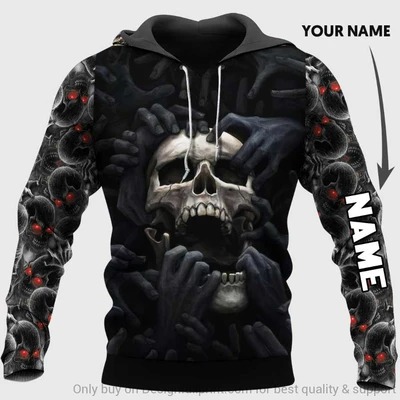 Personalized Red Eyes Screaming Skull 3D CUSTOM NAME HOODIE 1 PersonalizedRedEyesScreamingSkullDCUSTOMNAMEHOODIE