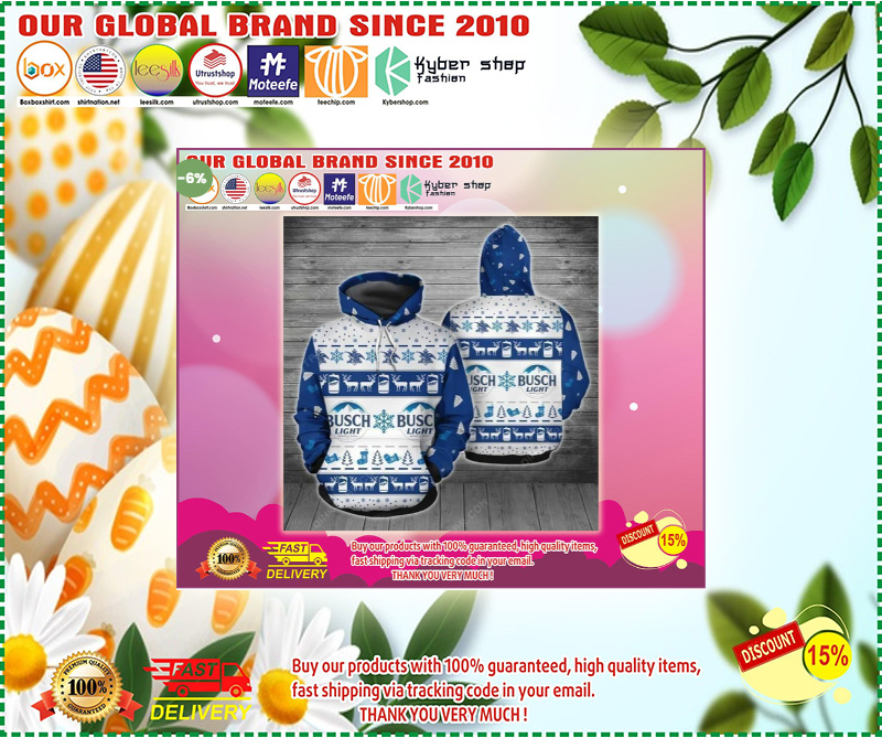 Christmas busch light all over printed hoodie 4 Christmas busch light all over printed hoodie