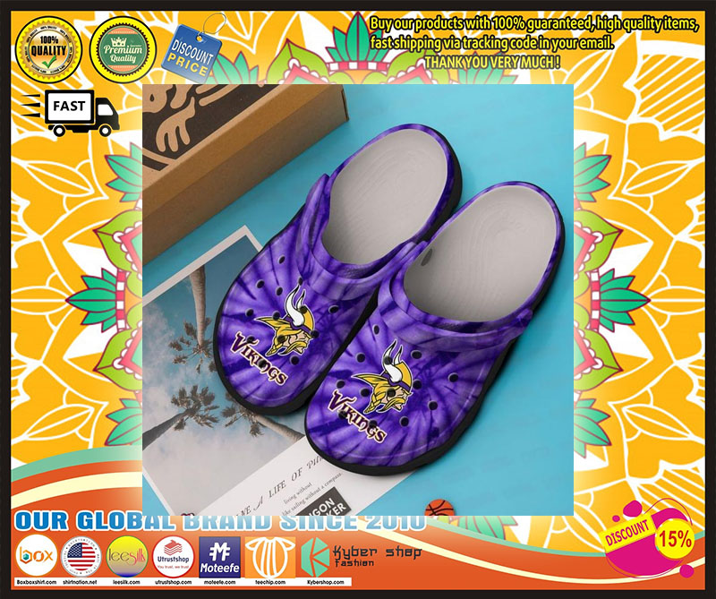 Minnesota vikings croc shoes crocband 4 Minnesota vikings croc shoes crocband