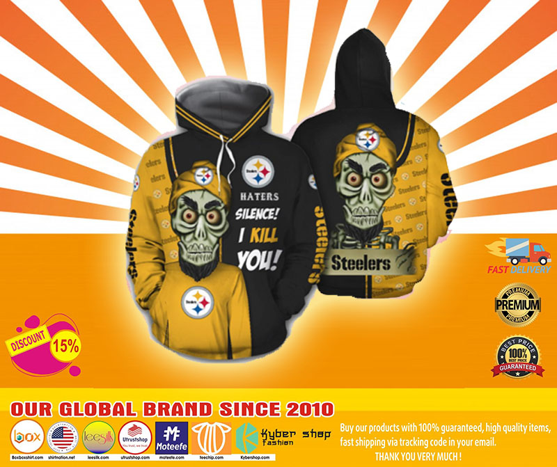 Achmed Pittsburgh Steelers Haters Silence I Kill You 3d hoodie 2 Achmed Pittsburgh Steelers Haters Silence I Kill You d hoodie