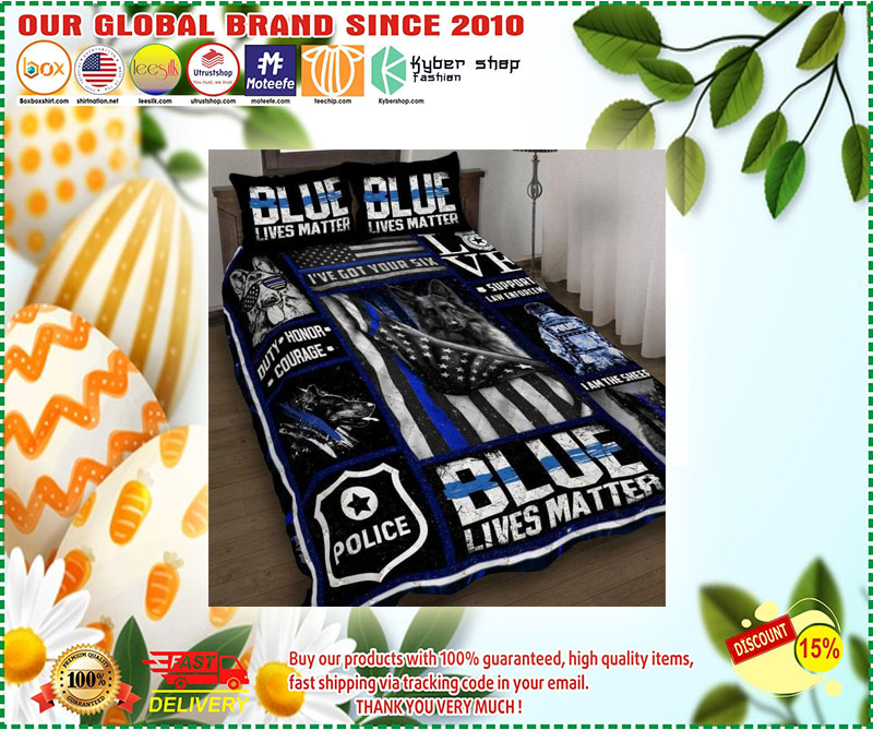 Blue lives matter police quilt 3 Blue lives matter police quilt