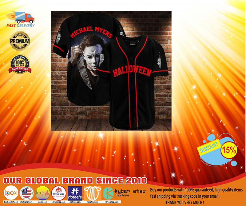 Michael myers haloween BASEBALL SHIRT 3 Michael myers haloween BASEBALL SHIRT