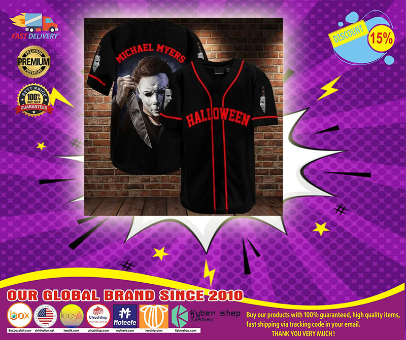 Michael myers haloween BASEBALL SHIRT 5 Michael myers haloween BASEBALL SHIRT