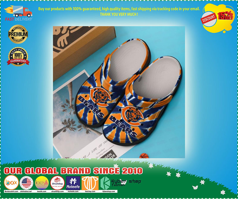 Chicago Bears croc shoes crocband 3 Chicago Bears croc shoes crocband