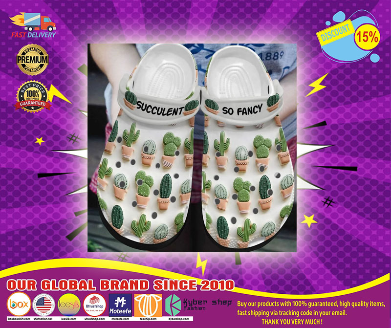 Succulent so fancy croc shoes crocband 5 Succulent so fancy croc shoes crocband