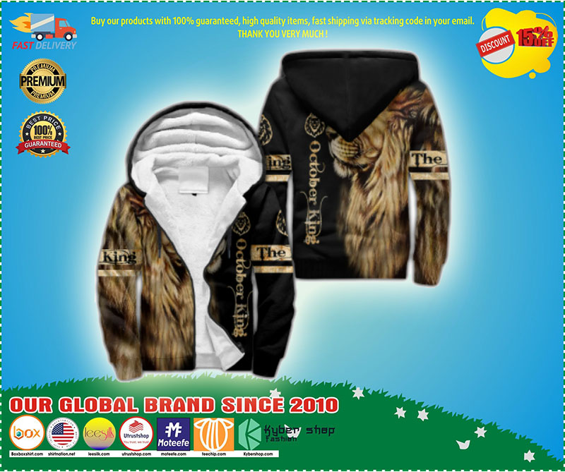 Lion King October King All Over Printed 3D hoodie 2 Lion King October King All Over Printed D hoodie and zip hoodie
