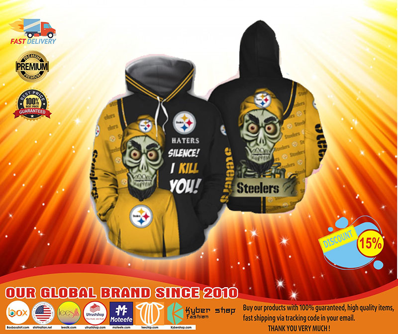 Achmed Pittsburgh Steelers Haters Silence I Kill You 3d hoodie 4 Achmed Pittsburgh Steelers Haters Silence I Kill You d hoodie