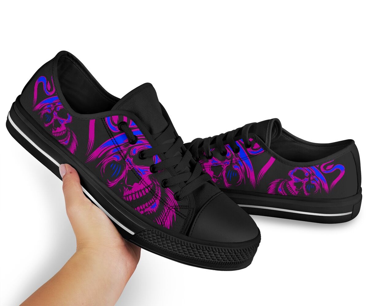 Converse purple skull low top sneaker shoes 5 Converse purple skull low top sneaker shoes