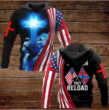 Lionconfederatestatesofamericaflagthesecolorsdon'truntheyreloadalloverprinteddhoodie