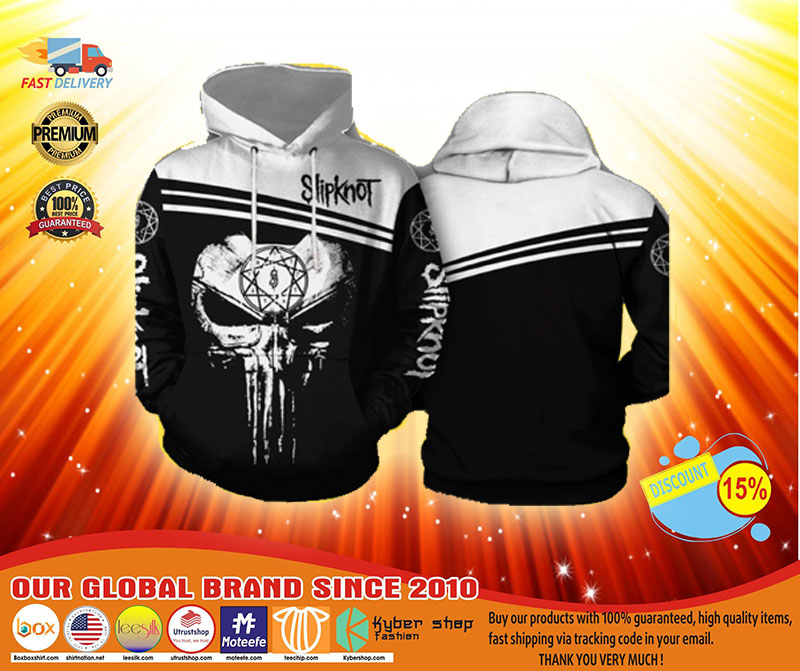Skull slipknot all over print hoodie 3 Skull slipknot all over print hoodie