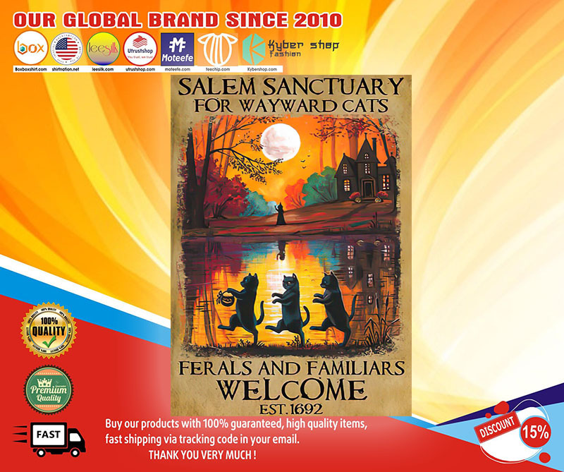 Salem sanctuary for wayward cats ferals and familiars welcome poster 4 Salem sanctuary for wayward cats ferals and familiars poster