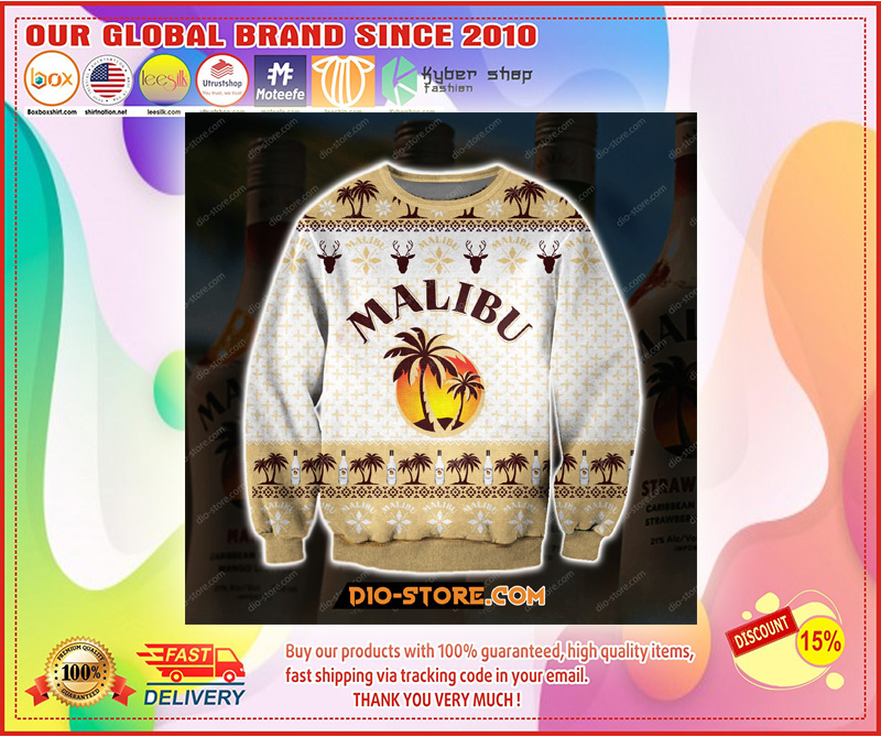 3D PRINT KNITTING PATTERN MALIBU RUM UGLY CHRISTMAS SWEATER 2 D PRINT KNITTING PATTERN MALIBU RUM UGLY CHRISTMAS SWEATER