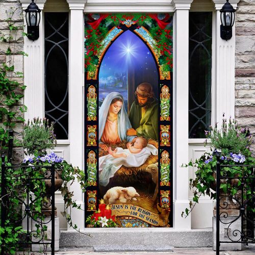 Jesus Is The Reason For The Season Door Cover 5 Jesus Is The Reason For The Season Door Cover