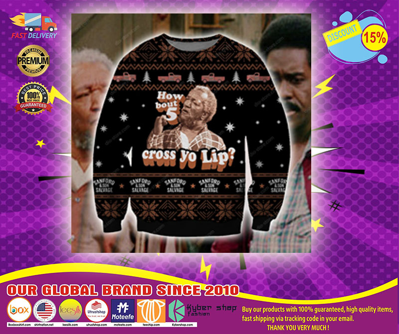 SANFORD AND SON UGLY CHRISTMAS SWEATER 5 SANFORD AND SON UGLY CHRISTMAS SWEATER