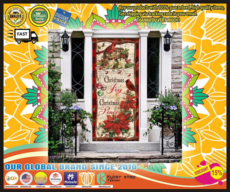 Christmas Joy Christmas Peace Door Cover 5 Christmas Joy Christmas Peace Door Cover