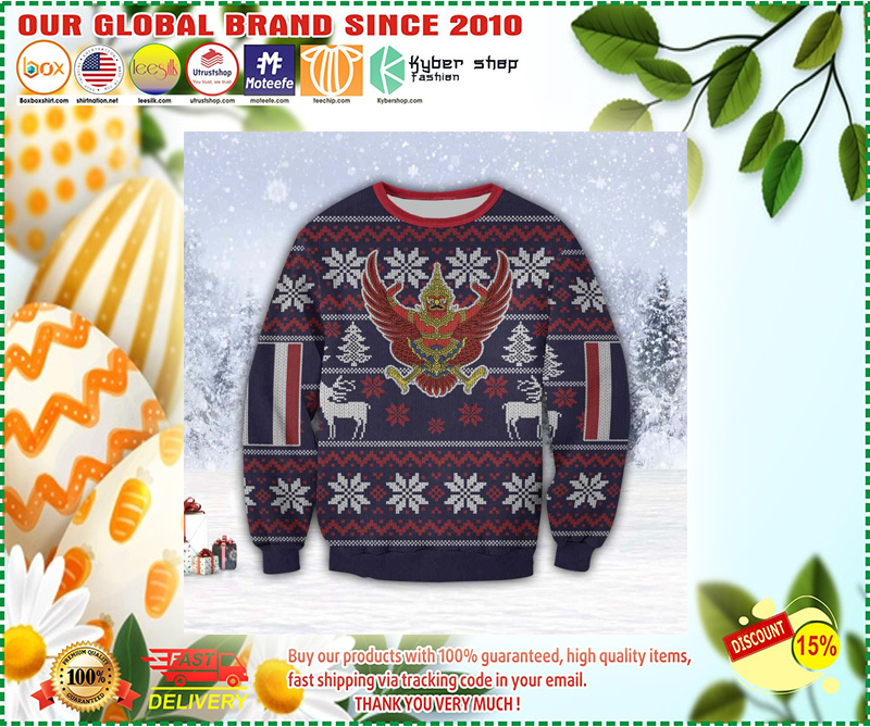 THAILAND 3D ALL OVER PRINT UGLY CHRISTMAS SWEATER 3 THAILAND D ALL OVER PRINT UGLY CHRISTMAS SWEATER