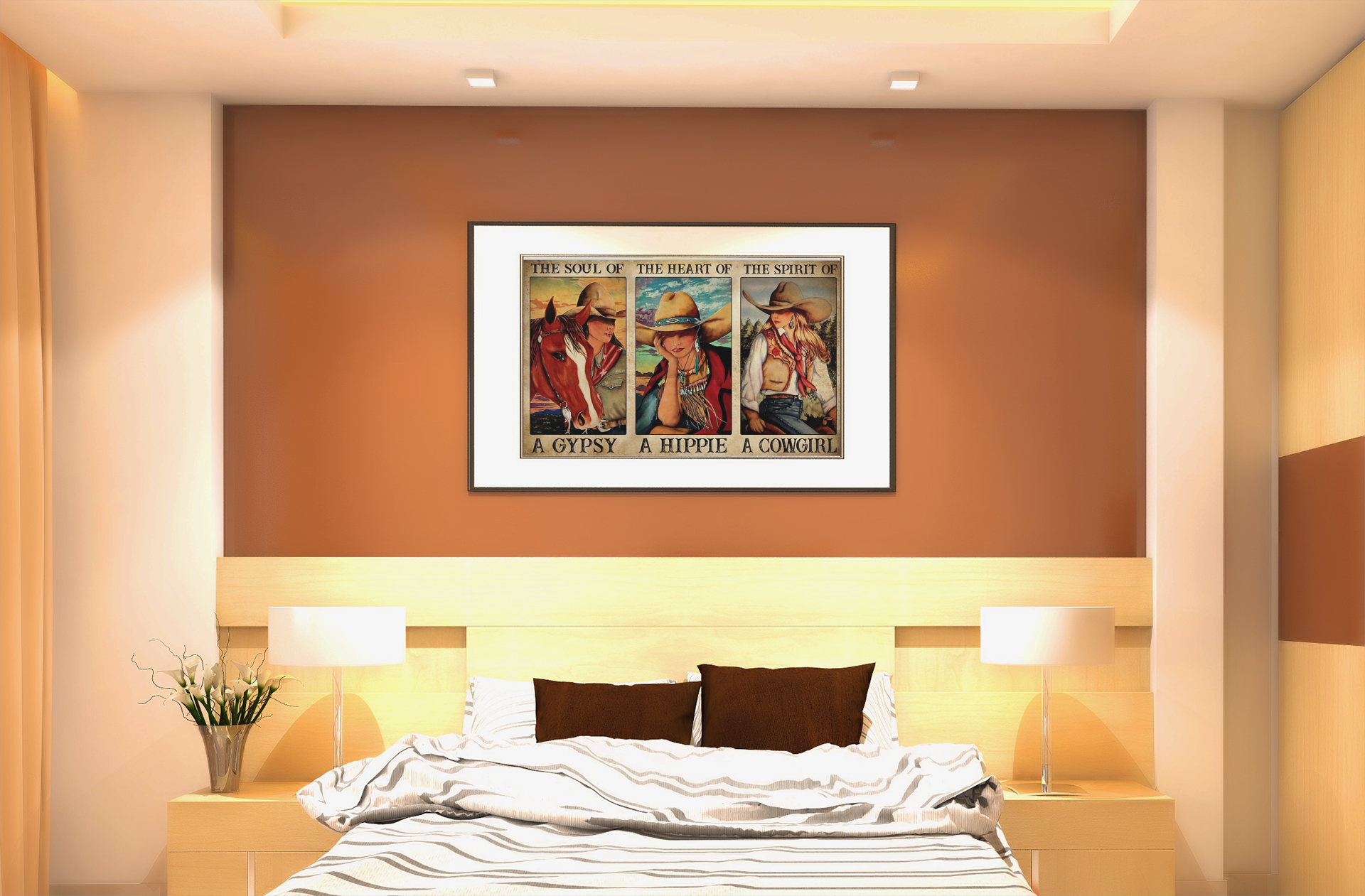 Poster Cowgirl the soul of a gypsy the heart of the hippie 4 Poster Cowgirl the soul of a gypsy the heart of the hippie