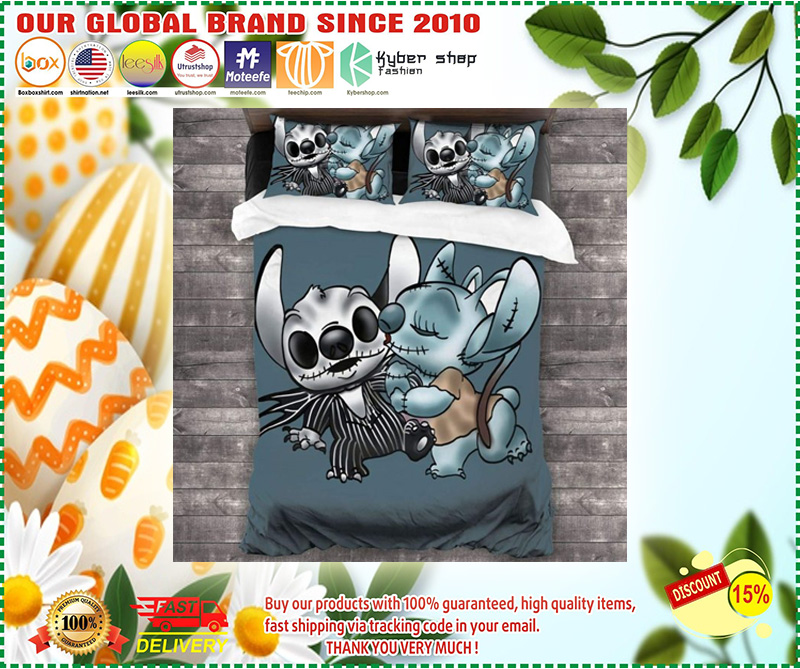 Stitch and angel Nightmare Before Xmas Bedding Set 3 Stitch and angel Nightmare Before Xmas Bedding Set