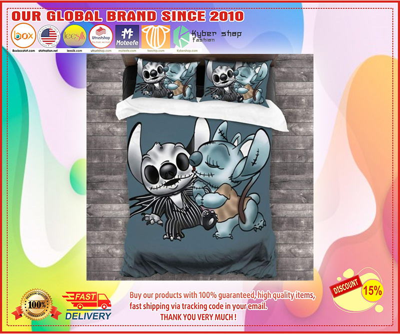Stitch and angel Nightmare Before Xmas Bedding Set 2 Stitch and angel Nightmare Before Xmas Bedding Set