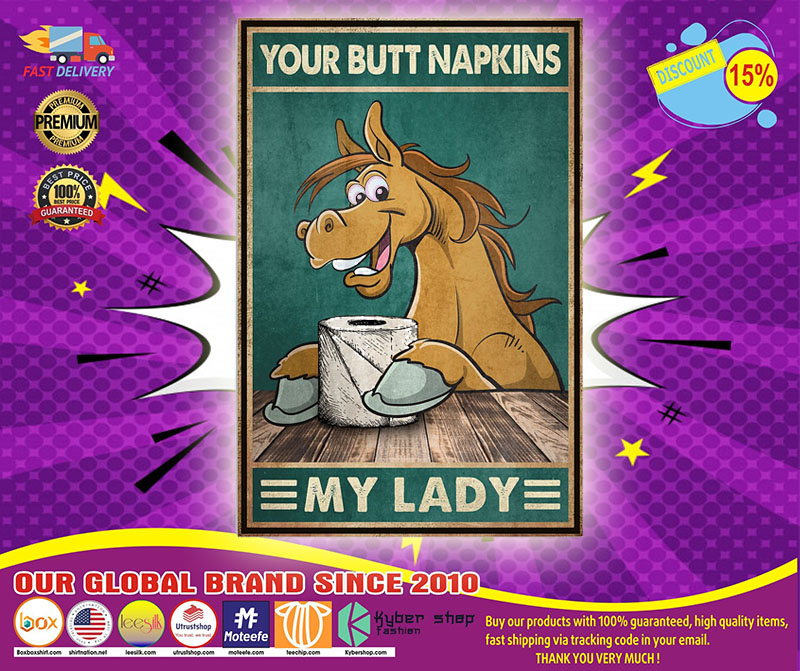 Horse butt napkins my lady poster 5 Horse butt napkins my lady poster