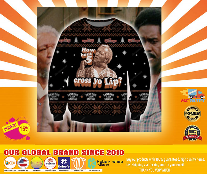 SANFORD AND SON UGLY CHRISTMAS SWEATER 2 SANFORD AND SON UGLY CHRISTMAS SWEATER