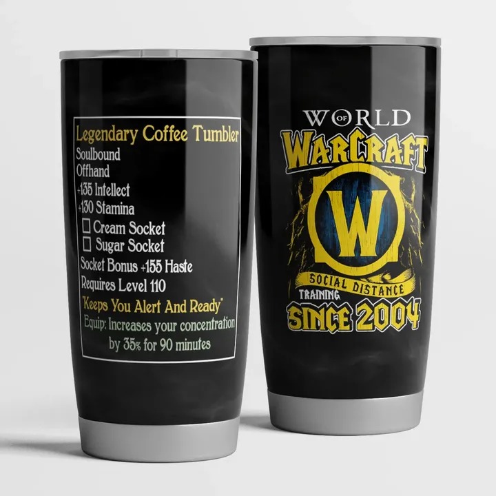 Legendary coffee world of warcraft tumbler 2 Legendary coffee world of warcraft tumbler