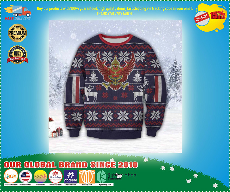 THAILAND 3D ALL OVER PRINT UGLY CHRISTMAS SWEATER 4 THAILAND D ALL OVER PRINT UGLY CHRISTMAS SWEATER