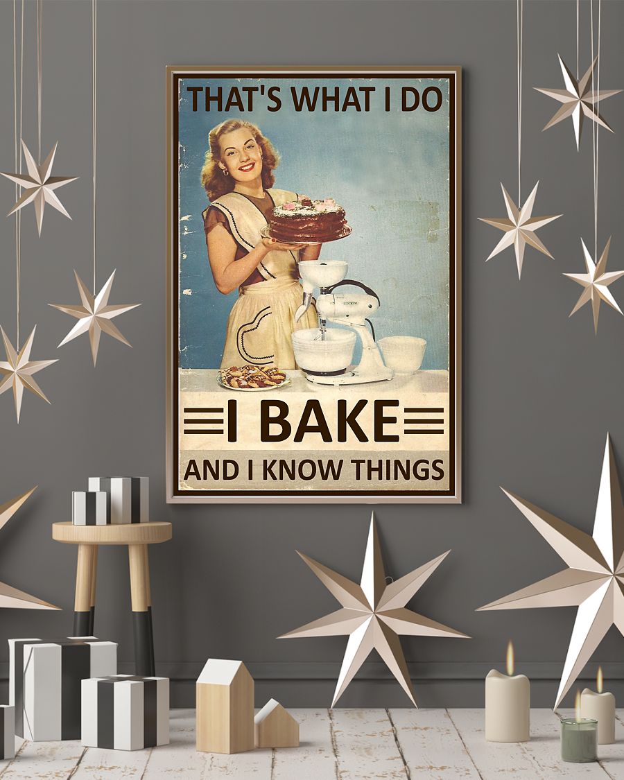 Girl That's what i do I bake and know things poster 4 Guitar Assuming i’m just an old man poster