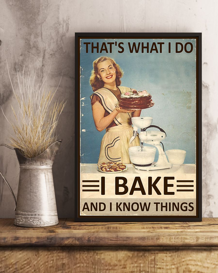 Girl That's what i do I bake and know things poster 2 Guitar Assuming i’m just an old man poster