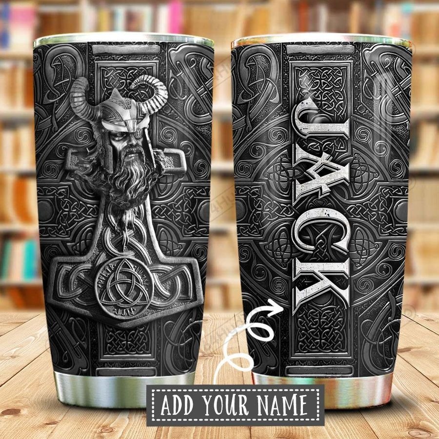 Viking Odin Mjolnir TUMBLER CUSTOM NAME 10 Viking Odin Mjolnir TUMBLER CUSTOM NAME