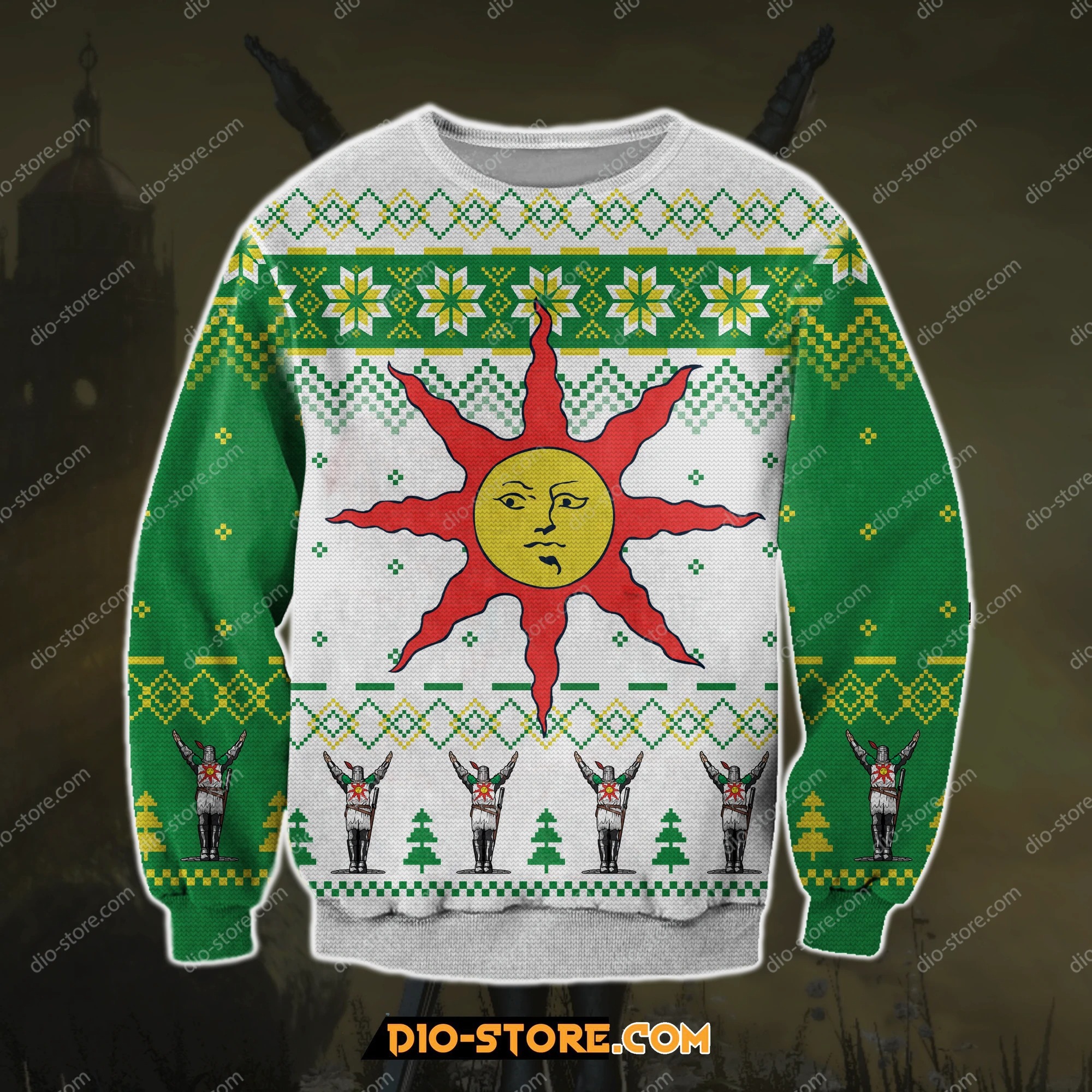 DarksoulsDknittingpatterndprintuglychristmassweater