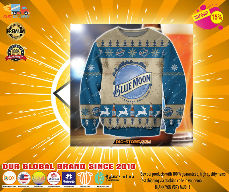 Blue moon knitting pattern 3d print ugly christmas sweater 4 Blue moon knitting pattern d print ugly christmas sweater