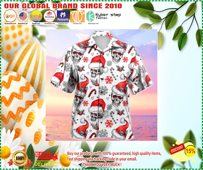 Christmas Skull Hawaiian Shirt 4 Christmas Skull Hawaiian Shirt