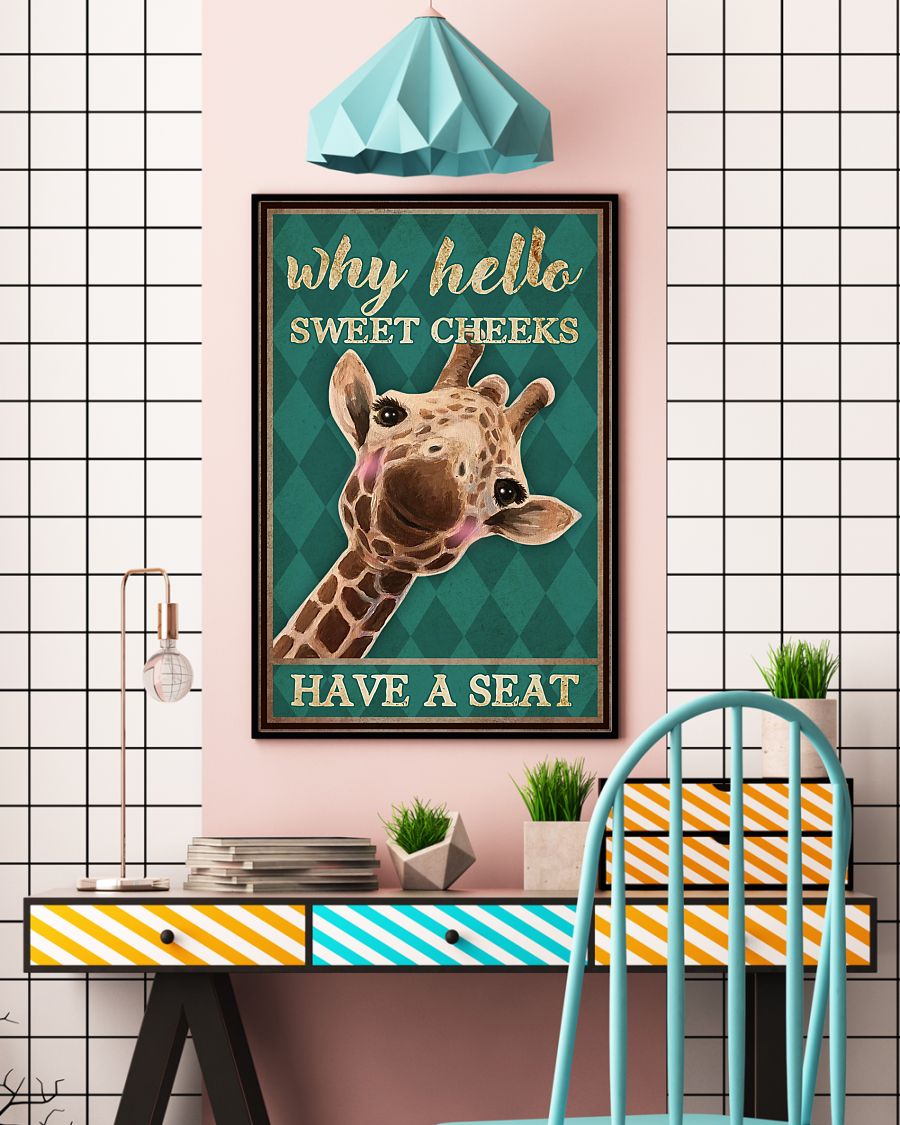 Poster Why hello sweet cheeks have a seat 2 Why hello sweet cheeks have a seat poster