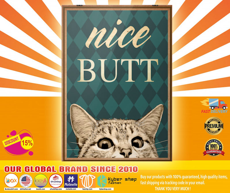 Poster Cat nice butt 2 Poster Cat nice butt