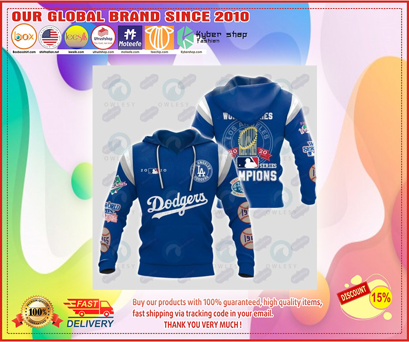 LA Dodgers world series champion 3D HOODIE 5 LA Dodgers world series champion D HOODIE