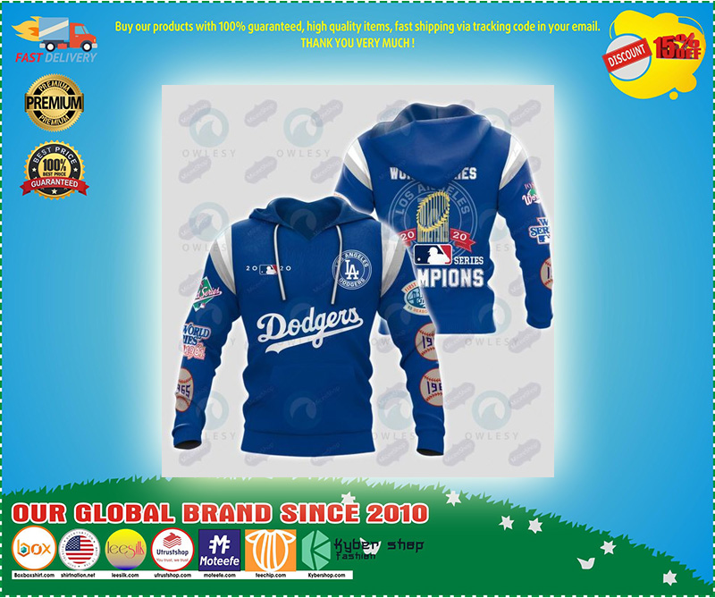 LA Dodgers world series champion 3D HOODIE 3 LA Dodgers world series champion D HOODIE