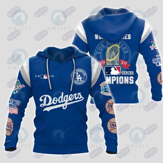 LA Dodgers world series champion 3D HOODIE 1 LADodgersworldserieschampionDHOODIE