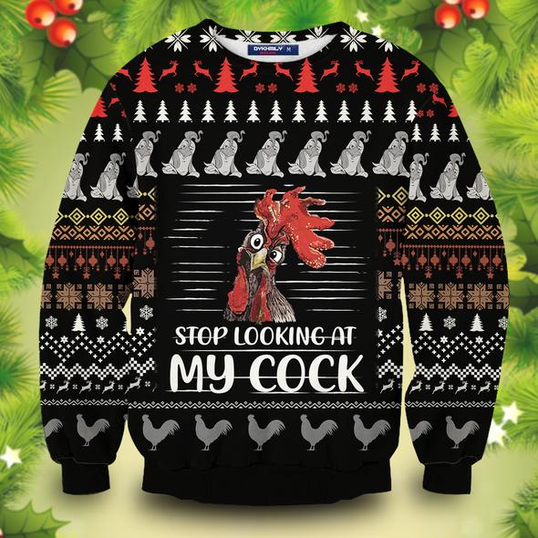 StoplookingatmycockknittingpatternDprintuglychristmassweater