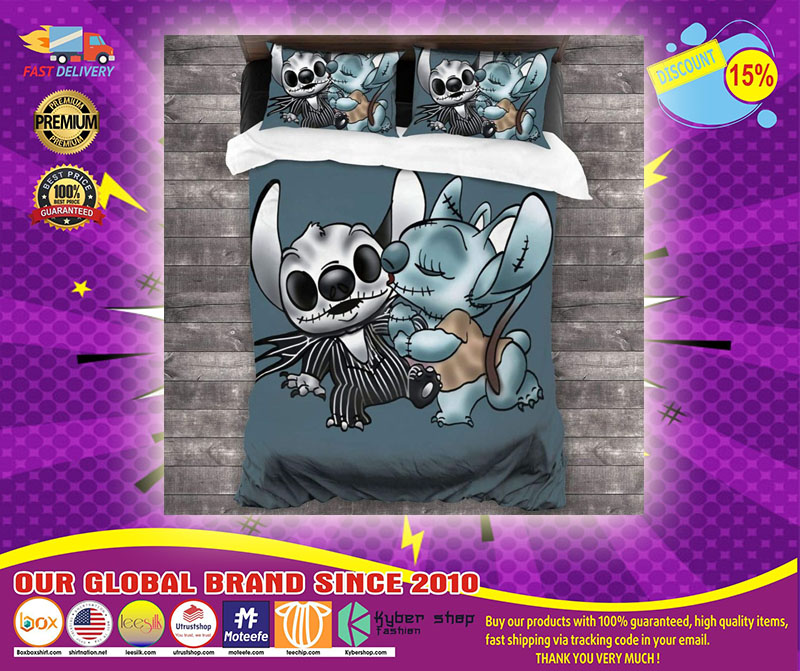 Stitch & Angel Nightmare Before Xmas Bedding Set 5 Stitch Angel Nightmare Before Xmas Bedding Set