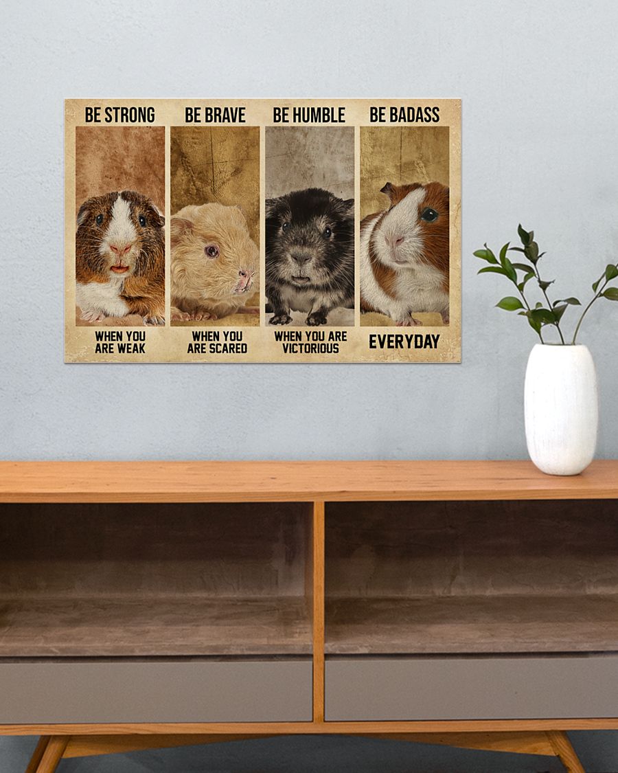 Guinea Pig Be strong When You Are Weak poster 4 Guitar Assuming i’m just an old man poster