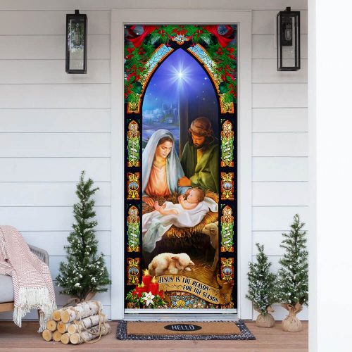 Jesus Is The Reason For The Season Door Cover