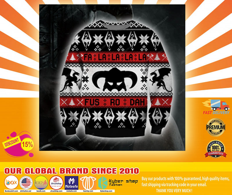 THE ELDER SCROLLS UGLY CHRISTMAS SWEATER 2 THE ELDER SCROLLS UGLY CHRISTMAS SWEATER