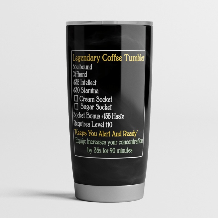 Legendary coffee world of warcraft tumbler 4 Legendary coffee world of warcraft tumbler