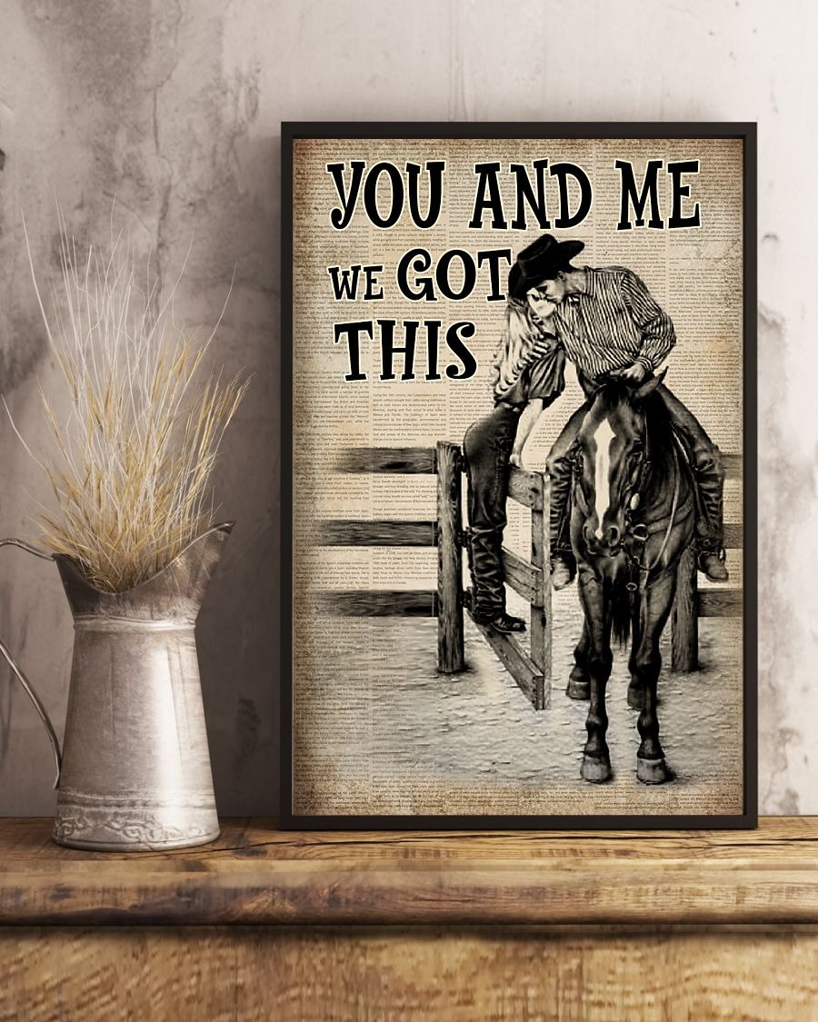 Racing couple You and me we got this poster 3 Racing couple You and me we got this poster