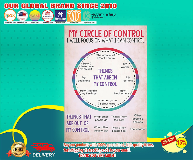 Social worker my circle of control I will focus on what I can control poster 3 Social Worker My circle of control I will focus on what I can control poster