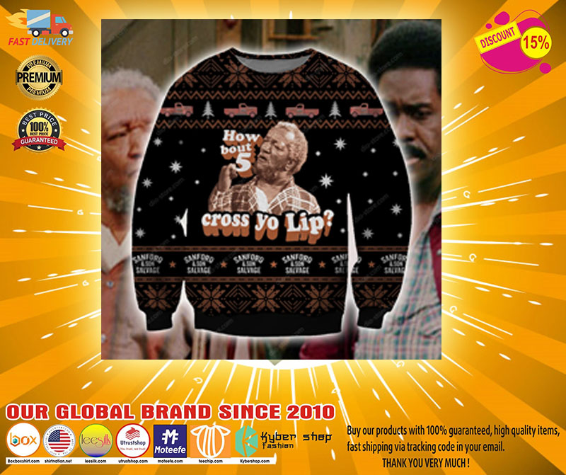 SANFORD AND SON UGLY CHRISTMAS SWEATER 4 SANFORD AND SON UGLY CHRISTMAS SWEATER