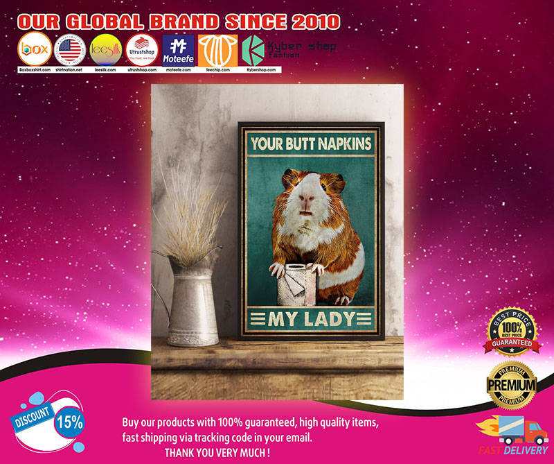 Guinea pig mouse your but napkins my lady poster 3 Guinea pig mouse your but napkins my lady poster