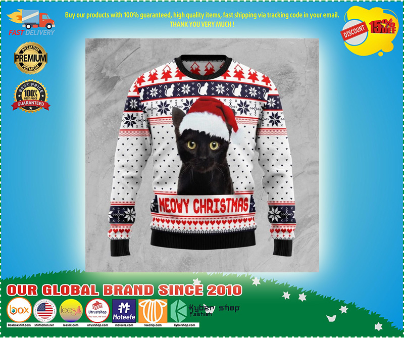 Meowy christmas ugly christmas sweater 4 Meowy christmas ugly christmas sweater